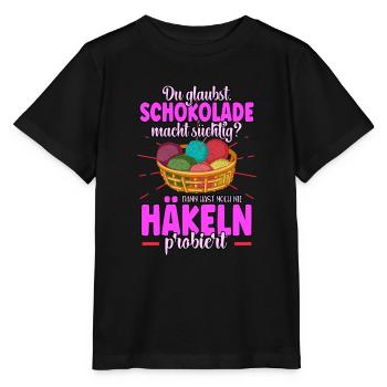 Häkeln - Stanley/Stella Kinder T-Shirt MINI CREATOR  - Schwarz - Vorne - Mikhail (115cm)