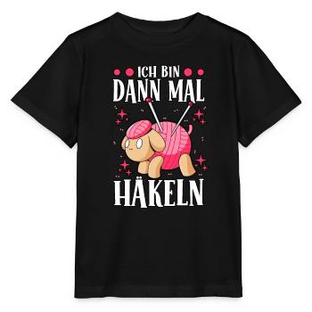 Häkeln - Stanley/Stella Kinder T-Shirt MINI CREATOR  - Schwarz - Vorne - Mikhail (115cm)