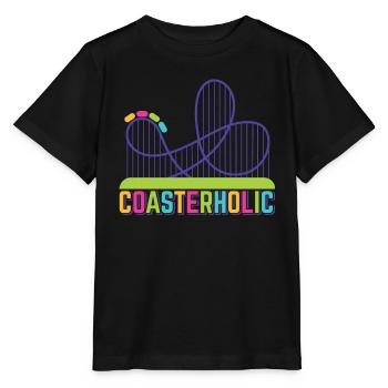 Roller Coaster Amusement Park Kirmes Amusement Park - Stanley/Stella MINI CREATOR Kids’ T-Shirt - black - Front - Mikhail (115cm)