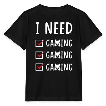 Gaming Gaming Gaming - Stanley/Stella MINI CREATOR Kids’ T-Shirt - black - Front - Mikhail (115cm)