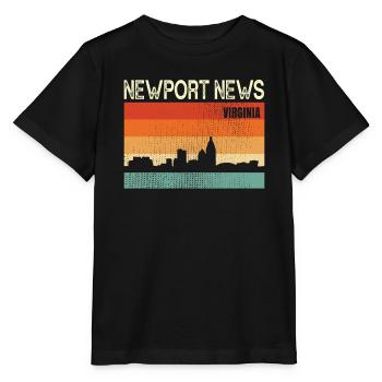 Newport-nachrichten - Stanley/Stella Kinder T-Shirt MINI CREATOR  - Schwarz - Vorne - Mikhail (115cm)