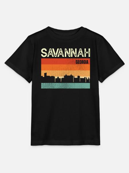 Savanne - Stanley/Stella Kinder T-Shirt MINI CREATOR  - Schwarz