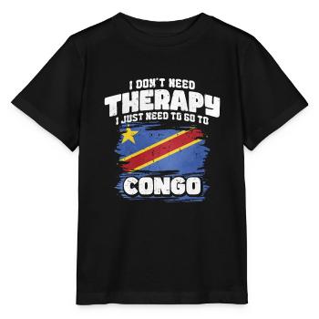 Kongo - Stanley/Stella Kinder T-Shirt MINI CREATOR  - Schwarz - Vorne - Mikhail (115cm)