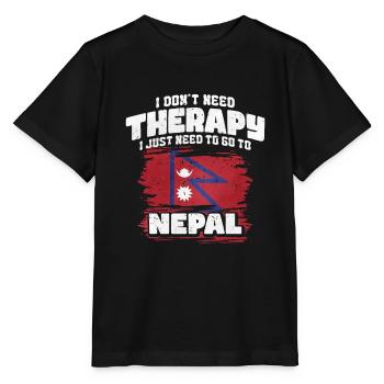 Nepal - Stanley/Stella MINI CREATOR Kids’ T-Shirt - black - Front - Mikhail (115cm)