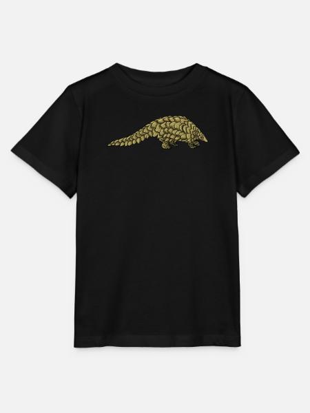 Schuppentier Pangolin Schuppen bedrohtes Tier - Stanley/Stella Kinder T-Shirt MINI CREATOR  - Schwarz