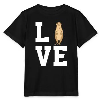 Dear Meerkats - Stanley/Stella MINI CREATOR Kids’ T-Shirt - black - Front - Mikhail (115cm)