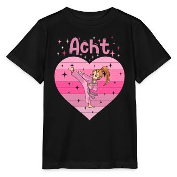 8. Geburtstag Tochter Mädchen Kampfsport Judo - Stanley/Stella Kinder T-Shirt MINI CREATOR  - Schwarz - Vorne - Mikhail (115cm)