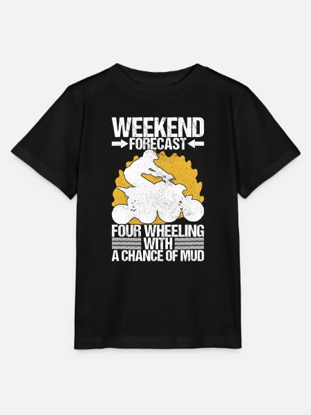 Quad Bike Quadfahrer - Stanley/Stella Kinder T-Shirt MINI CREATOR - Schwarz