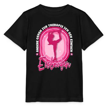 Eislaufen - Stanley/Stella Kinder T-Shirt MINI CREATOR  - Schwarz - Vorne - Mikhail (115cm)
