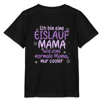 Eislaufen - Stanley/Stella Kinder T-Shirt MINI CREATOR  - Schwarz - Vorne - Mikhail (115cm)