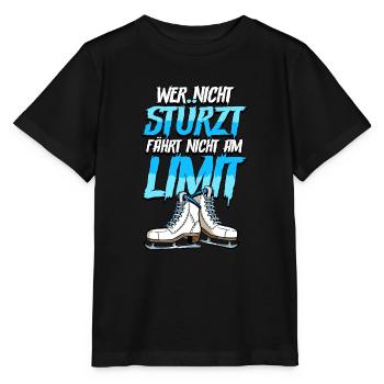 Eislaufen - Stanley/Stella Kinder T-Shirt MINI CREATOR  - Schwarz - Vorne - Mikhail (115cm)