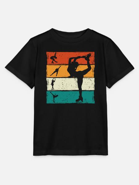 Eislaufen - Stanley/Stella Kinder T-Shirt MINI CREATOR - Schwarz