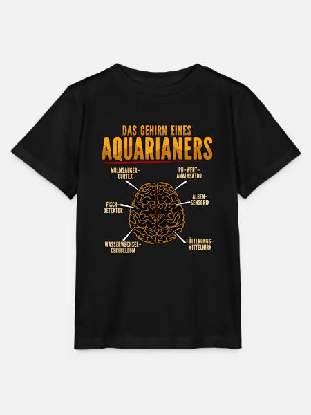 Aquarianer - Stanley/Stella Kinder T-Shirt MINI CREATOR  - Schwarz