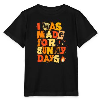 Soleil et soleil enfant - T-shirt bio MINI CREATOR Stanley/Stella Enfant - noir - Devant - Mikhail (115cm)