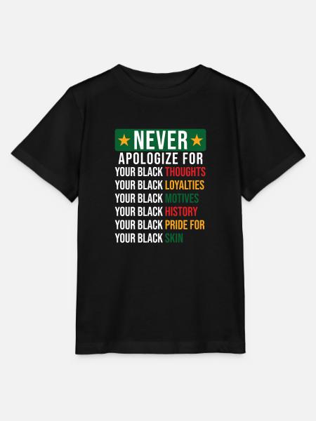 Black History - Stanley/Stella Kinder T-Shirt MINI CREATOR - Schwarz