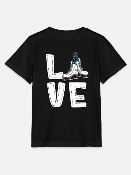 Eislaufen - Stanley/Stella Kinder T-Shirt MINI CREATOR  - Schwarz