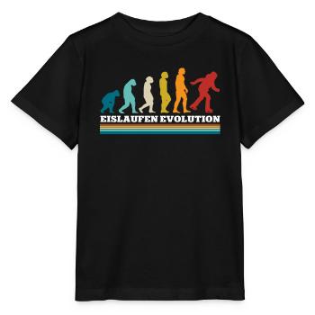 Eislaufen - Stanley/Stella Kinder T-Shirt MINI CREATOR  - Schwarz - Vorne - Mikhail (115cm)