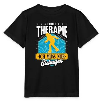 Eislaufen - Stanley/Stella Kinder T-Shirt MINI CREATOR  - Schwarz - Vorne - Mikhail (115cm)