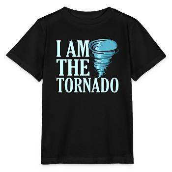 Tornade - T-shirt bio MINI CREATOR Stanley/Stella Enfant - noir - Devant - Mikhail (115cm)