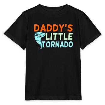 La petite tornade de papa - T-shirt bio MINI CREATOR Stanley/Stella Enfant - noir - Devant - Mikhail (115cm)