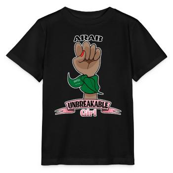 Arab Girl Unbreakable I Arab Heritage I Saudi - Stanley/Stella Kinder T-Shirt MINI CREATOR  - Schwarz - Vorne - Mikhail (115cm)