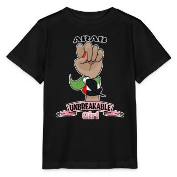 Arab Girl Unbreakable I Heritage United Arab - Stanley/Stella Kinder T-Shirt MINI CREATOR  - Schwarz - Vorne - Mikhail (115cm)