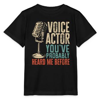 Drôle d’acteur Actrice Cadeau - T-shirt bio MINI CREATOR Stanley/Stella Enfant - noir - Devant - Mikhail (115cm)