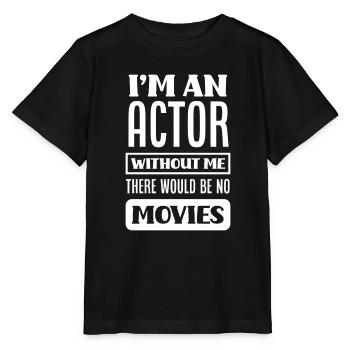 Drôle Acteur Actrice Cadeau - T-shirt bio MINI CREATOR Stanley/Stella Enfant - noir - Devant - Mikhail (115cm)