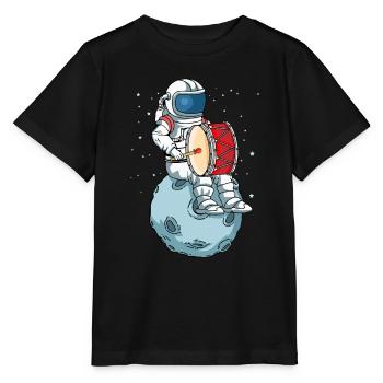 Big Drum Big Band Orchestra Bass Drum Drum - Stanley/Stella MINI CREATOR Kids’ T-Shirt - black - Front - Mikhail (115cm)