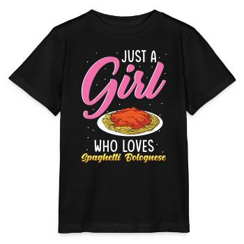 Spaghetti Bolognese - Stanley/Stella MINI CREATOR Kids’ T-Shirt - black - Front - Mikhail (115cm)