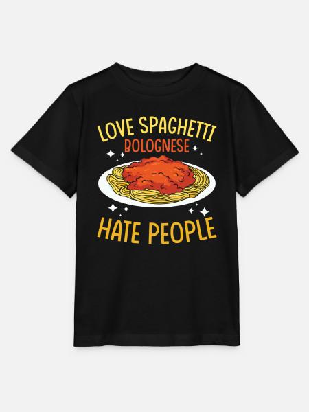 Spaghetti Bolognese - Stanley/Stella Kinder T-Shirt MINI CREATOR - Schwarz