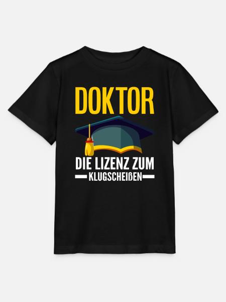 Doktortitel Abschluss - Stanley/Stella Kinder T-Shirt MINI CREATOR  - Schwarz