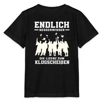 Doktortitel Bachelortitel Master Abschluss - Stanley/Stella Kinder T-Shirt MINI CREATOR  - Schwarz - Vorne - Mikhail (115cm)