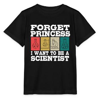 Vergessen Sie Prinzessin Ich Möchte Ein - Stanley/Stella Kinder T-Shirt MINI CREATOR  - Schwarz - Vorne - Mikhail (115cm)