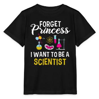 Vergessen Sie Prinzessin Ich Möchte Ein - Stanley/Stella Kinder T-Shirt MINI CREATOR  - Schwarz - Vorne - Mikhail (115cm)