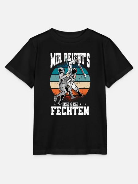 Fechten - Stanley/Stella Kinder T-Shirt MINI CREATOR  - Schwarz
