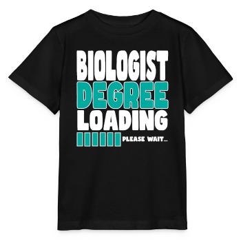 Un biologiste invite à la formation - T-shirt bio MINI CREATOR Stanley/Stella Enfant - noir - Devant - Mikhail (115cm)