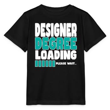 Le designer invite à la formation - T-shirt bio MINI CREATOR Stanley/Stella Enfant - noir - Devant - Mikhail (115cm)