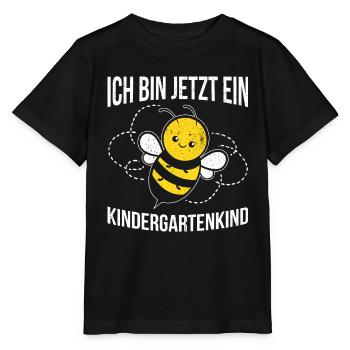 Kindergartenkind Biene Kindergarten Start Geschenk - Stanley/Stella Kinder T-Shirt MINI CREATOR  - Schwarz - Vorne - Mikhail (115cm)