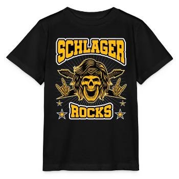 Volksmusik Party Dorffest Ouftit Deutsche Schlager - Stanley/Stella Kinder T-Shirt MINI CREATOR  - Schwarz - Vorne - Mikhail (115cm)