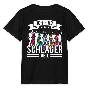 Volksmusik Party Dorffest Ouftit Deutsche Schlager - Stanley/Stella Kinder T-Shirt MINI CREATOR  - Schwarz - Vorne - Mikhail (115cm)
