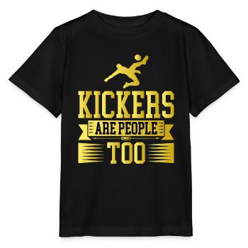 Kickers Are People Too 15 - Stanley/Stella MINI CREATOR Kids’ T-Shirt - black - Front - Mikhail (115cm)