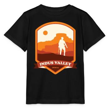 Indus Valley Trek – India - Stanley/Stella Kinder T-Shirt MINI CREATOR  - Schwarz - Vorne - Mikhail (115cm)