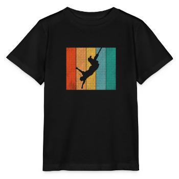 Saut - T-shirt bio MINI CREATOR Stanley/Stella Enfant - noir - Devant - Mikhail (115cm)