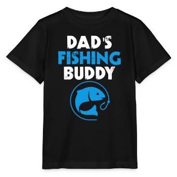 Fathers Fishing Buddy Father And Son Fishing Trip - Stanley/Stella MINI CREATOR Kids’ T-Shirt - black - Front - Mikhail (115cm)