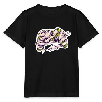 Maman Joystick Controller Gamer - T-shirt bio MINI CREATOR Stanley/Stella Enfant - noir - Devant - Mikhail (115cm)