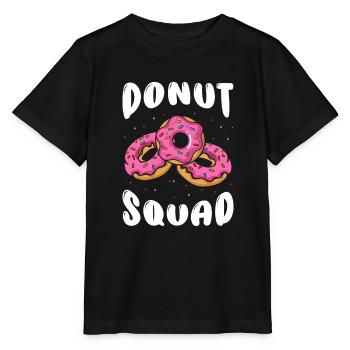 Donut Squad - Stanley/Stella Kinder T-Shirt MINI CREATOR  - Schwarz - Vorne - Mikhail (115cm)