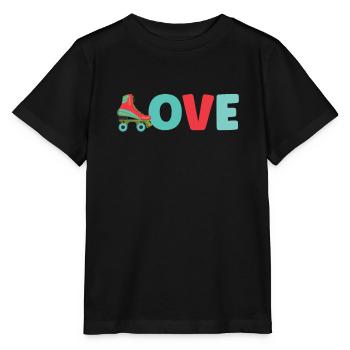 Roller Skate Roller Skating Roller Derby - Stanley/Stella MINI CREATOR Kids’ T-Shirt - black - Front - Mikhail (115cm)