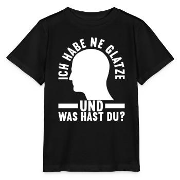 Glatze Glatzkopf - Stanley/Stella Kinder T-Shirt MINI CREATOR  - Schwarz - Vorne - Mikhail (115cm)