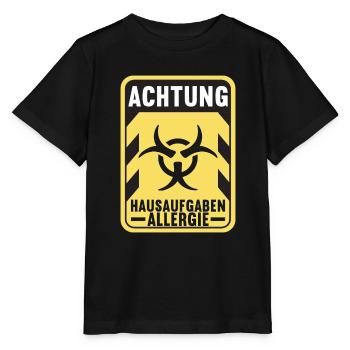 Hausaufgaben Schüler - Stanley/Stella Kinder T-Shirt MINI CREATOR  - Schwarz - Vorne - Mikhail (115cm)
